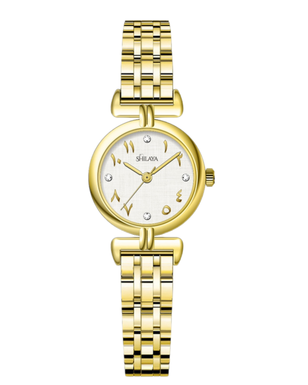LA ALMA MONTRE DORÉ AVEC CHIFFRES ARABES