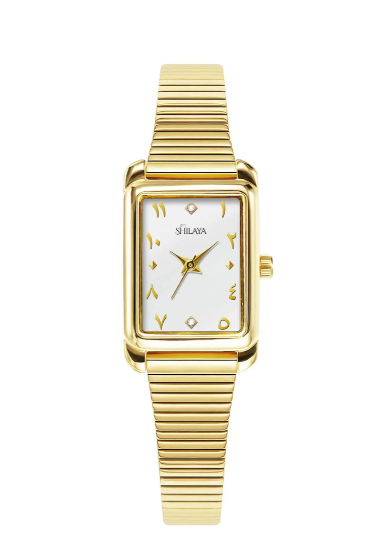 LA CLASSIC MONTRE DORÉ AVEC CHIFFRES ARABES