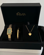 THE MIDNIGHT GOLD WATCH WITH ARABIC NUMERALS