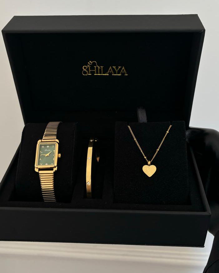 THE MIDNIGHT GOLD WATCH WITH ARABIC NUMERALS