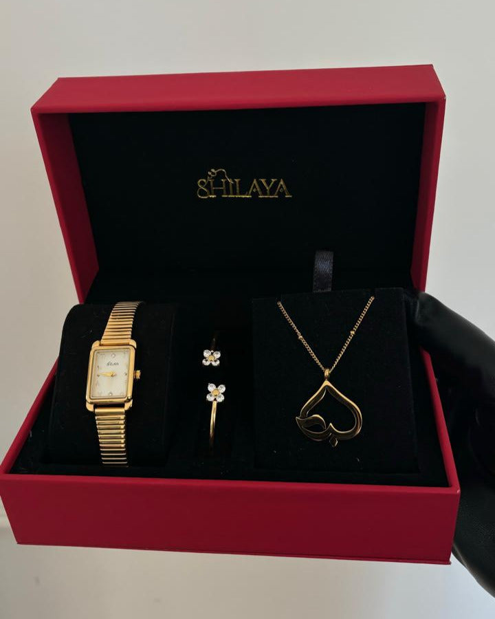 THE MIDNIGHT GOLD WATCH WITH ARABIC NUMERALS