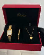 THE MIDNIGHT GOLD WATCH WITH ARABIC NUMERALS
