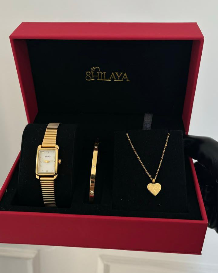 THE MIDNIGHT GOLD WATCH WITH ARABIC NUMERALS